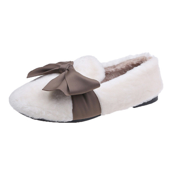 Pantofi casual de dama cu captuseala moale si panglica