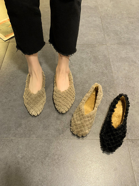 Alkalmi női pehelycipő lapos talppal