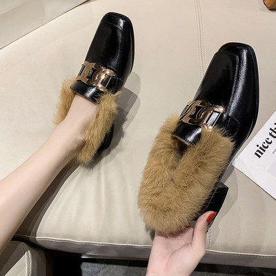 Ležerne ženske kožne cipele s perom