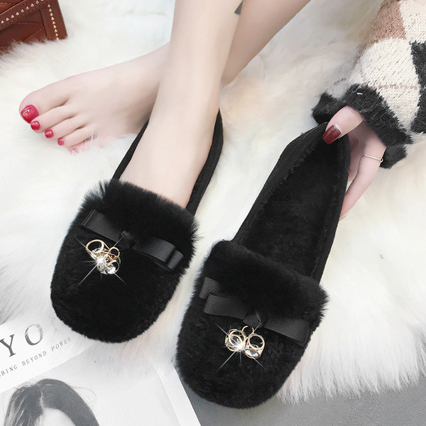 Új modell alkalmi női pehelycipők lapos talppal