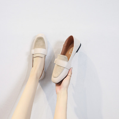 Lapos talpú női alkalmi cipő - műbőr