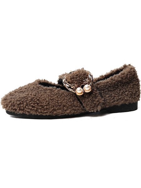 Női alkalmi cipő csattal