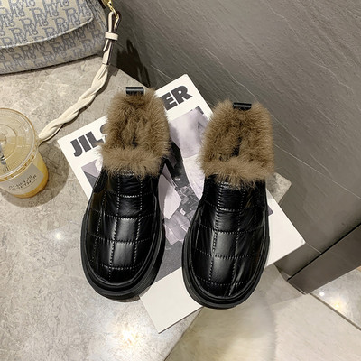 Casual μπότες με ζεστή επένδυση και επίπεδη σόλα