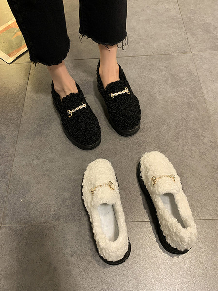 Ženske casual cipele s ravnim potplatom i metalnim elementom