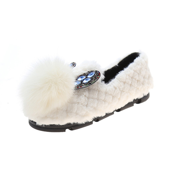 Női pehelycipő 3D elemekkel