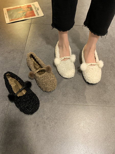 Női alkalmi cipő pehely és lapos talppal