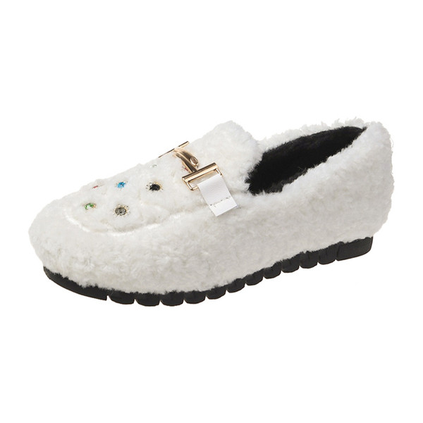 Női pehelycipő kövekkel