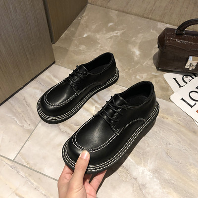 Novi model casual ženskih cipela od umjetne kože sa vezicama