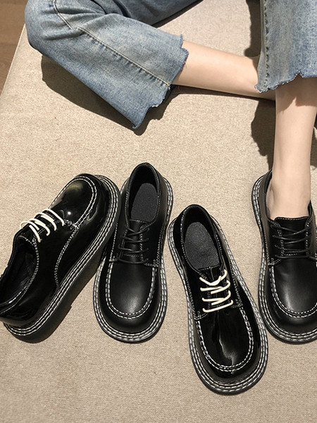 Novi model casual ženskih cipela od umjetne kože sa vezicama