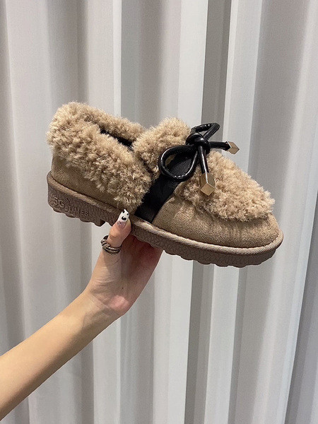 Ženske casual cipele od eko brušene kože s perom i ravnim potplatom