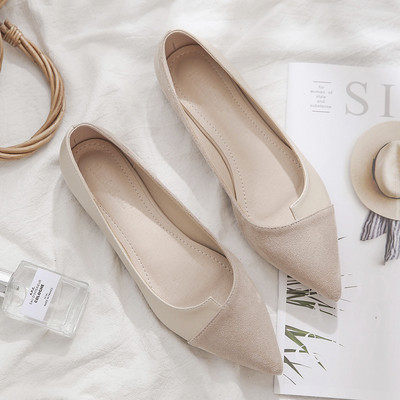 Eko bőr hegyes modellből készült alkalmi női cipő