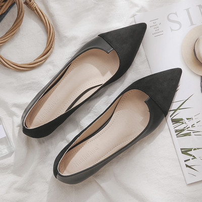 Eko bőr hegyes modellből készült alkalmi női cipő