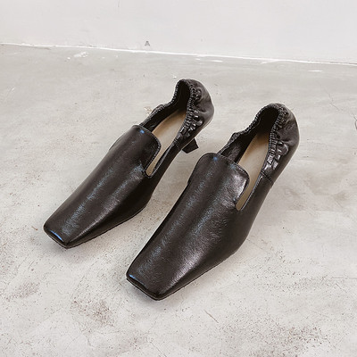 Női alkalmi cipő eko bőrből, alacsony sarkú