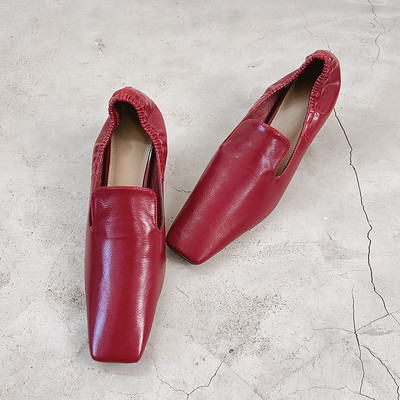 Női alkalmi cipő eko bőrből, alacsony sarkú