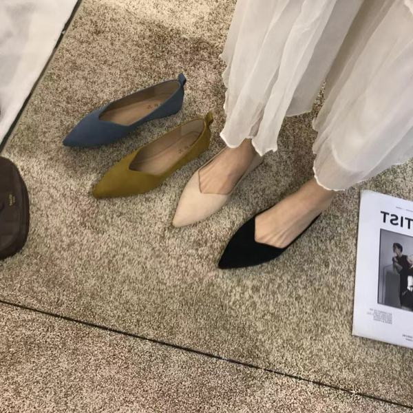 Új modell női hegyes cipő több színben