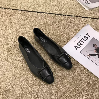 Női alkalmi cipő eko bőrből - lapos talppal