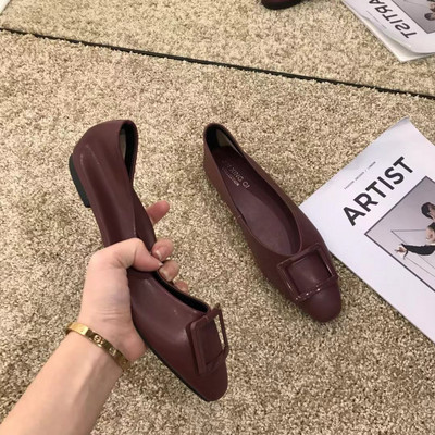 Női alkalmi cipő eko bőrből - lapos talppal