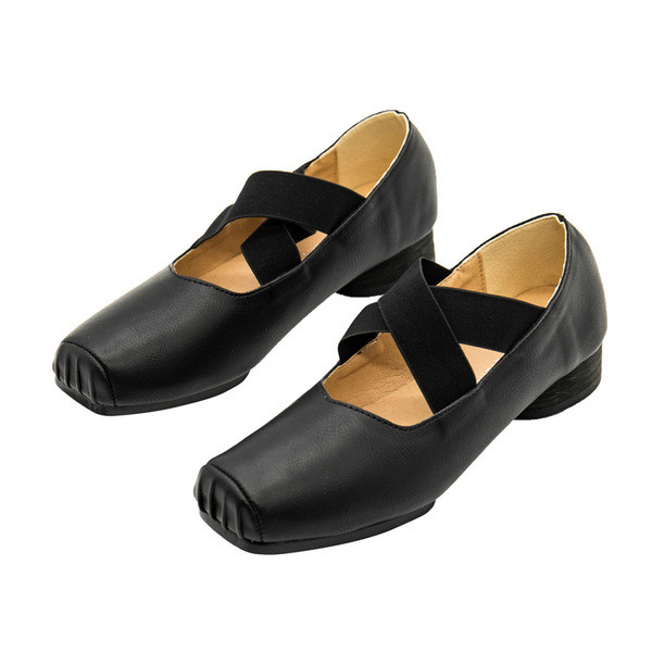 Női alkalmi cipő eko bőrből, keresztpánttal