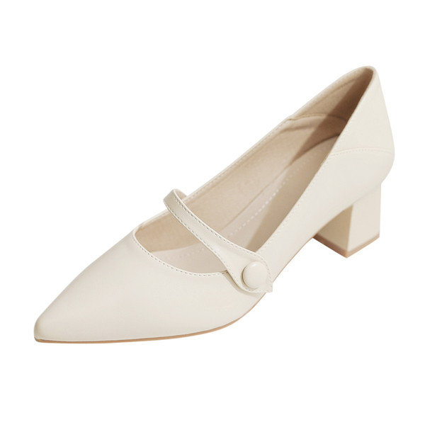 Alkalmi női cipő alacsony sarkú - hegyes modell