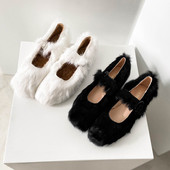 Női pehelycipő lapos talppal - lekerekített modell