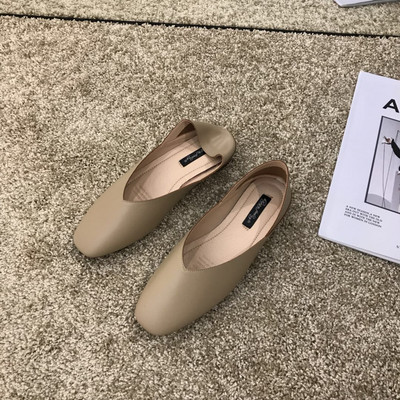 Γυναικεία casual παπούτσια από οικολογικό δέρμα - με επίπεδη σόλα