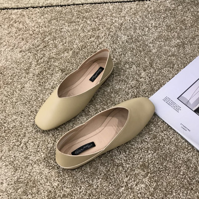 Γυναικεία casual παπούτσια από οικολογικό δέρμα - με επίπεδη σόλα