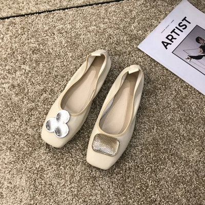 Női alkalmi cipő új modellje műbőr retro stílusban