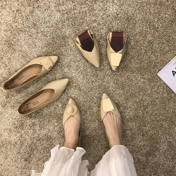 Női alkalmi cipő új modellje - hegyes modell