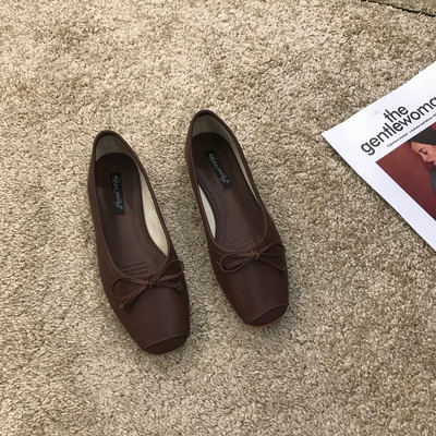 Női alkalmi cipő szalaggal - öko bőr