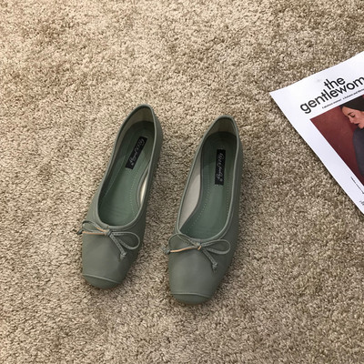 Női alkalmi cipő szalaggal - öko bőr