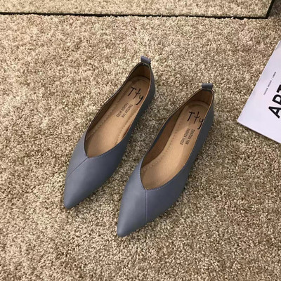 Női alkalmi cipő ökobőr hegyes modellből