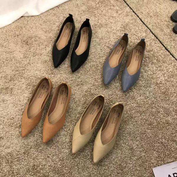 Női alkalmi cipő ökobőr hegyes modellből