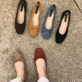 Alkalmi női cipő eco velúr szalaggal