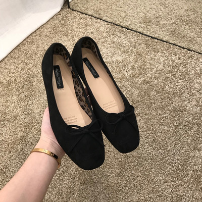 Alkalmi női cipő eco velúr szalaggal