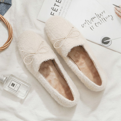 Alkalmi női cipő pehely és bézs színű szalaggal