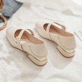 Öko bőrből készült női alkalmi cipő gyöngyökkel