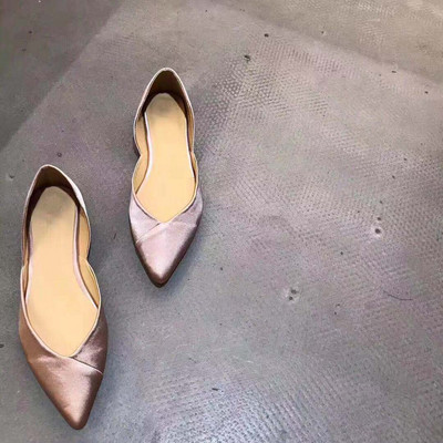 Új modell női cipő hegyes modell rózsaszín és bézs színben