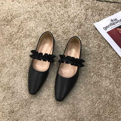 Öko bőrből készült, pántos női alkalmi cipő