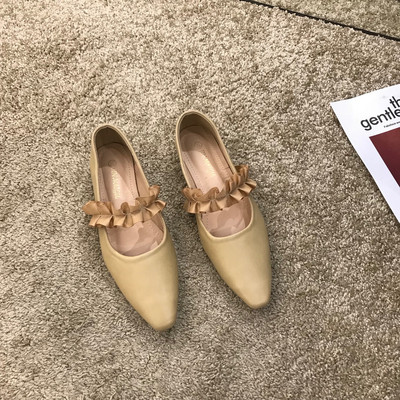 Öko bőrből készült, pántos női alkalmi cipő