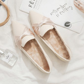 Stílusos női hegyes cipő meleg béléssel vagy anélkül