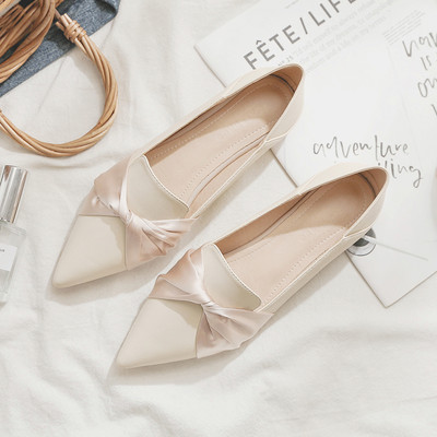 Stílusos női hegyes cipő meleg béléssel vagy anélkül