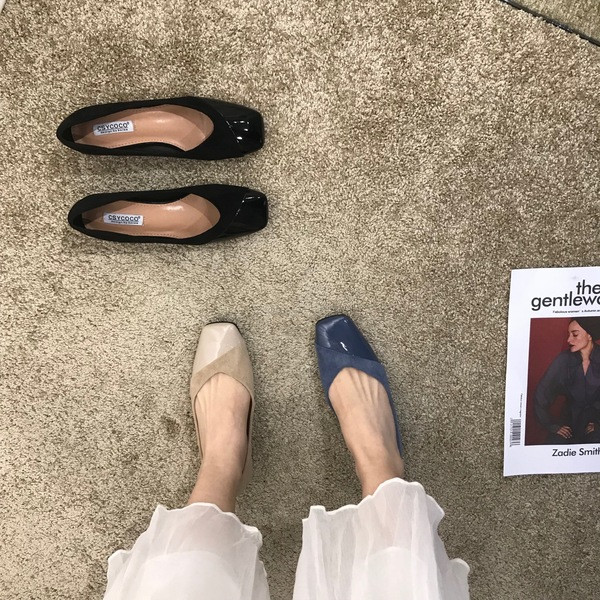 Alkalmi női cipő lapos talppal