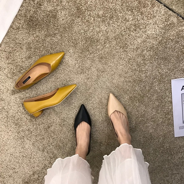 Novi model ženskih cipela od umjetne kože sa petom