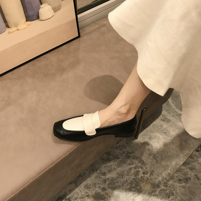 Alkalmi bőrcipő lapos talppal