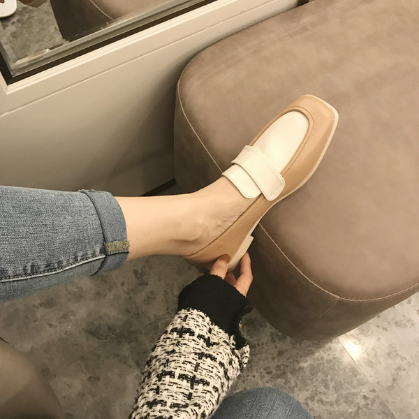 Alkalmi bőrcipő lapos talppal