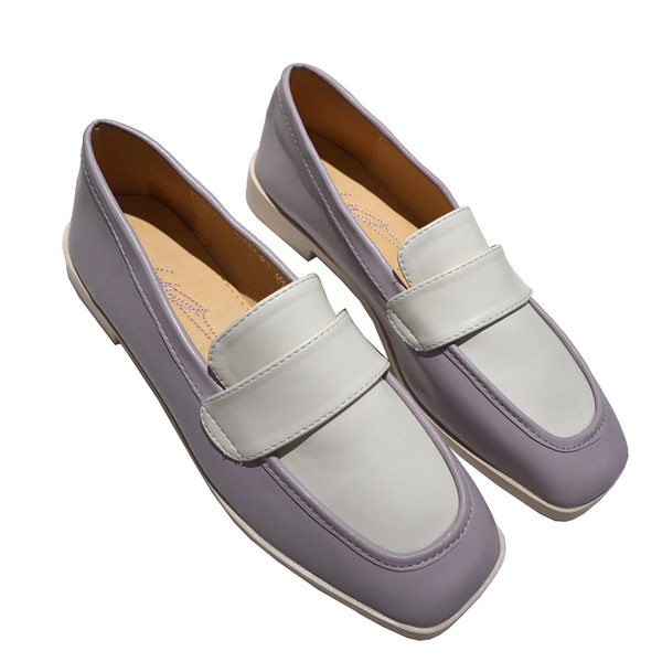 Alkalmi bőrcipő lapos talppal