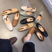 Új modell női bőr cipő - több színben