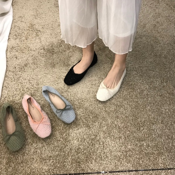 Alkalmi női cipő típusú balerina műbőrből