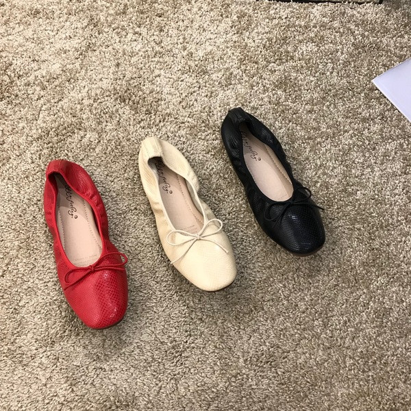 Alkalmi női cipő típusú balerina műbőrből