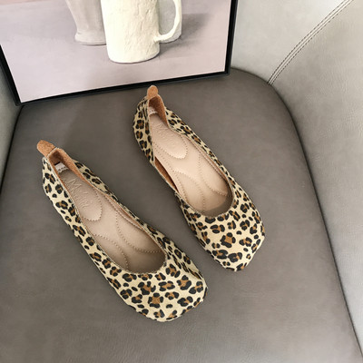 Női alkalmi cipő lapos talppal - öko bőr